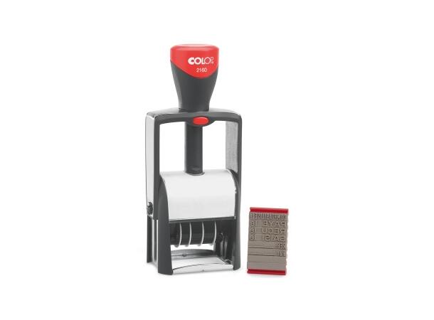 Stempel COLOP dato 8 faste tekster 